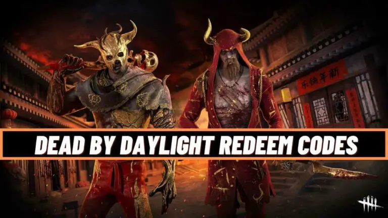 Dead by Daylight Redeem Codes